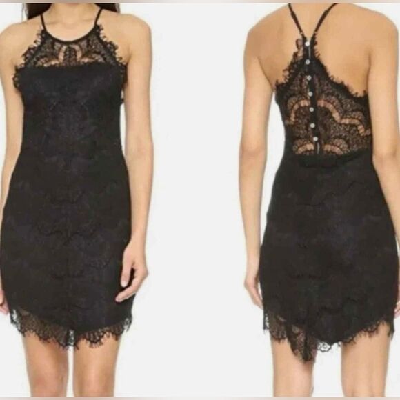 Free People Black Lace Dress - Picture 9 of 16